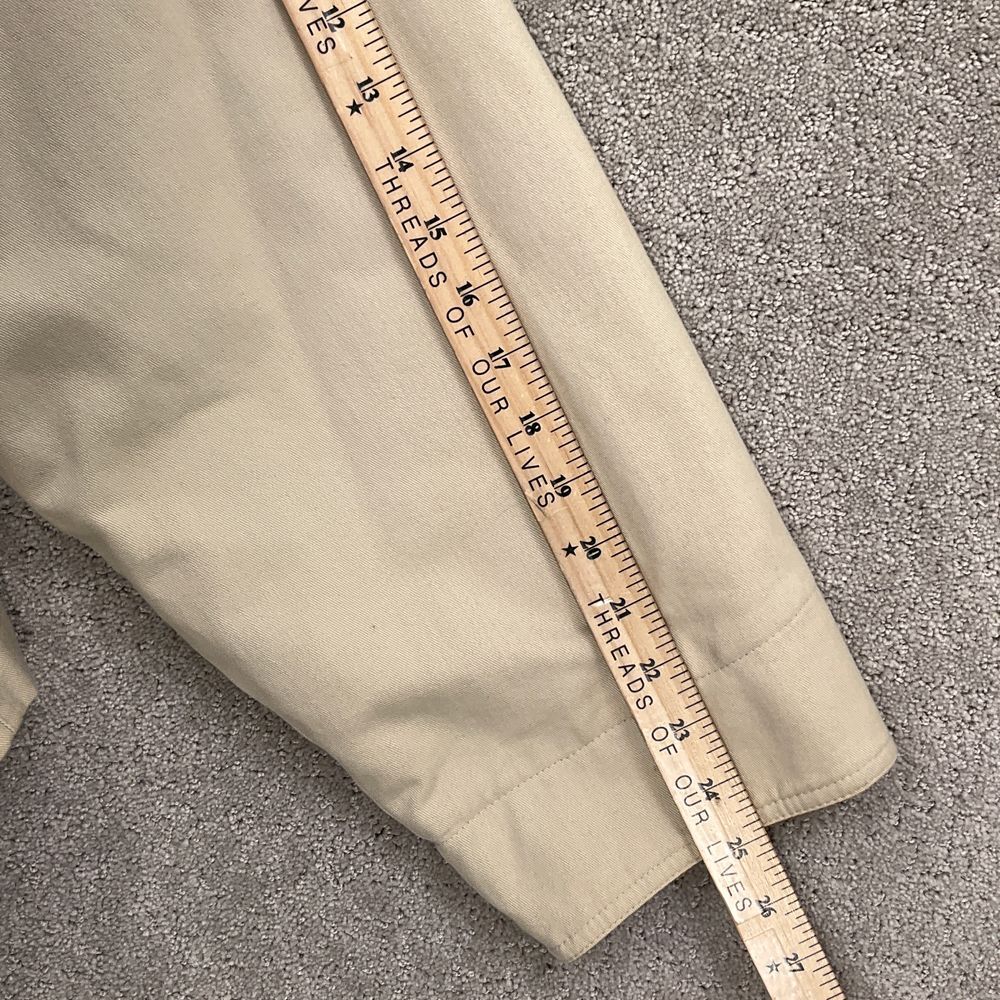 Roundtree‎ Yorke Jacket Men XL Khaki Outdoor Lined Field Corduroy Cotton Coat - Picture 9 of 12